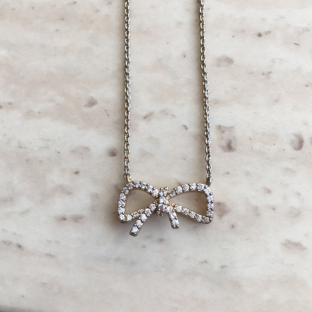 Banana Republic Jeweled Bow Necklace